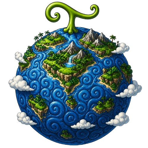 Shima Shima no Mi — Insel-Frucht — Paramecia-Teufelsfrucht aus dem One-Piece-Browsergame OPzog